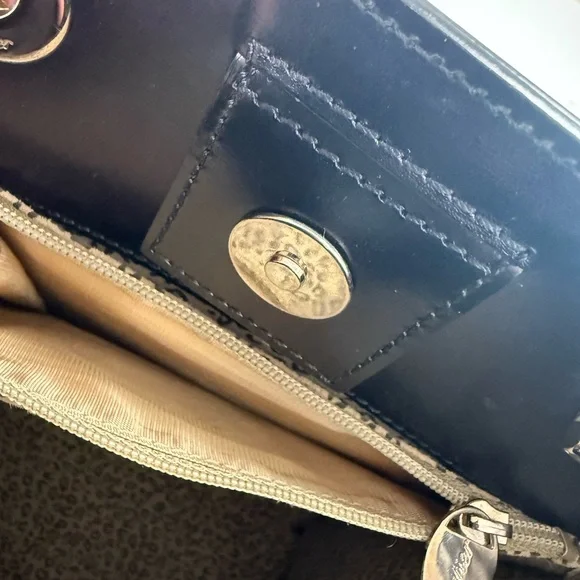 Cartier Black Leather Tote with Silver Hardware - Picture 12 of 13